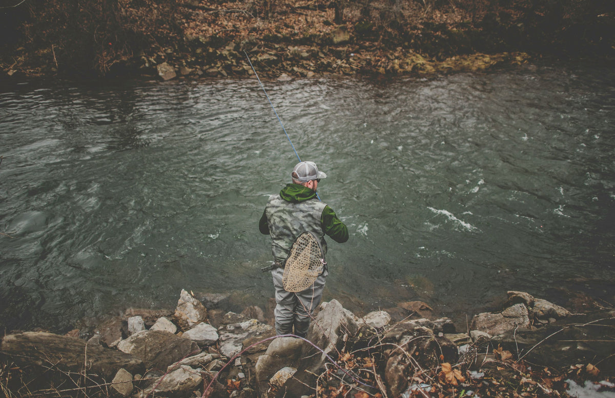 Fisketur i naturen